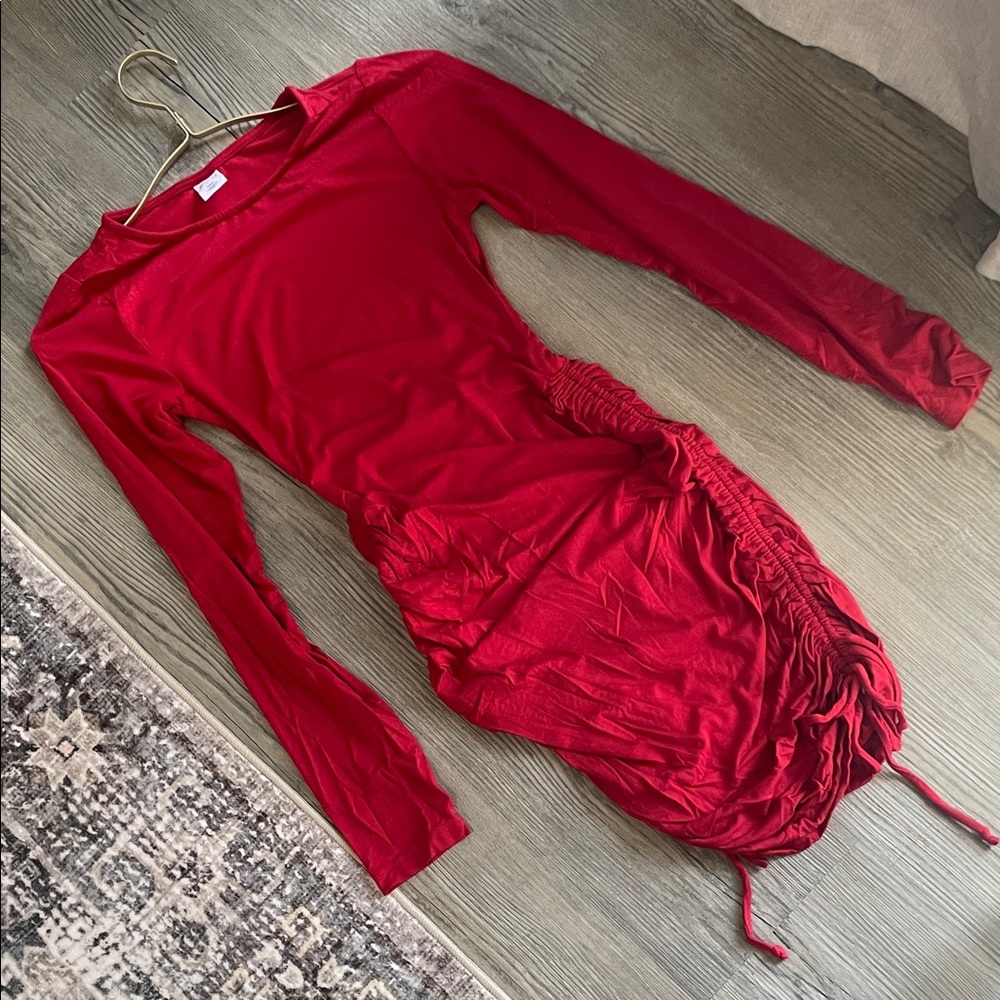 Melrose and Market Red Midi Dress